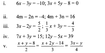 Maharashtra Board Class 10 Maths Solutions Chapter 1 Linear Equations in Two Variables Problem Set 14