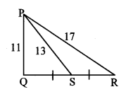 Maharashtra Board Class 10 Maths Solutions Chapter 2 Pythagoras Theorem Practice Set 2.2 1