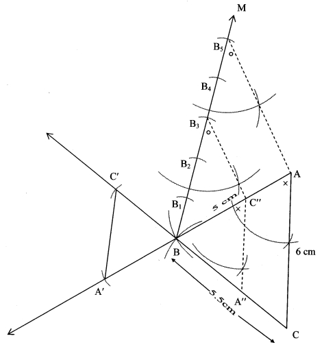 Maharashtra Board Class 10 Maths Solutions Chapter 4 Geometric Constructions Practice Set 4.1