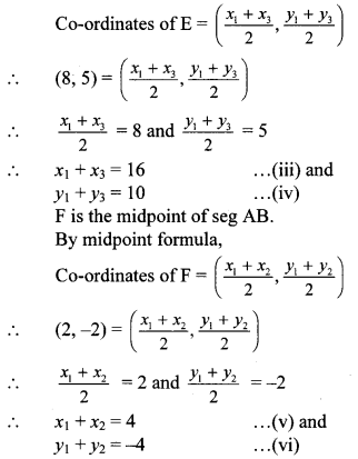Maharashtra Board Class 10 Maths Solutions Chapter 5 Co-ordinate Geometry Problem Set 5 29