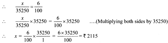 Maharashtra Board Class 6 Maths Solutions Chapter 14 Banks and Simple Interest Practice Set 35 4