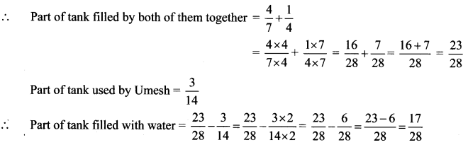 Maharashtra Board Class 6 Maths Solutions Chapter 4 Operations on Fractions Practice Set 10 11