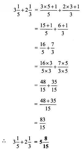 Maharashtra Board Class 6 Maths Solutions Chapter 4 Operations on Fractions Practice Set 10 4
