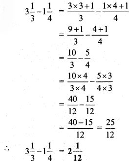 Maharashtra Board Class 6 Maths Solutions Chapter 4 Operations on Fractions Practice Set 10 5