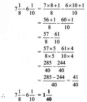 Maharashtra Board Class 6 Maths Solutions Chapter 4 Operations on Fractions Practice Set 10 7