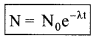 Radioactivity formulas img 1