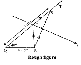 Maharashtra Board Class 9 Maths Solutions Chapter 4 Constructions of Triangles Practice Set 4.1 1
