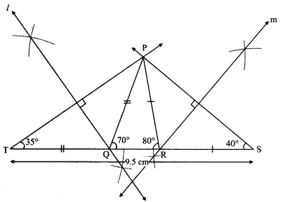 Maharashtra Board Class 9 Maths Solutions Chapter 4 Constructions of Triangles Practice Set 4.3 2