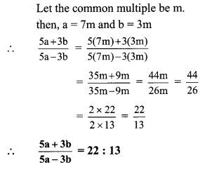 Maharashtra Board Class 9 Maths Solutions Chapter 4 Ratio and Proportion Practice Set 4.3 3