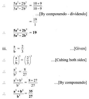 Maharashtra Board Class 9 Maths Solutions Chapter 4 Ratio and Proportion Problem Set 4 14